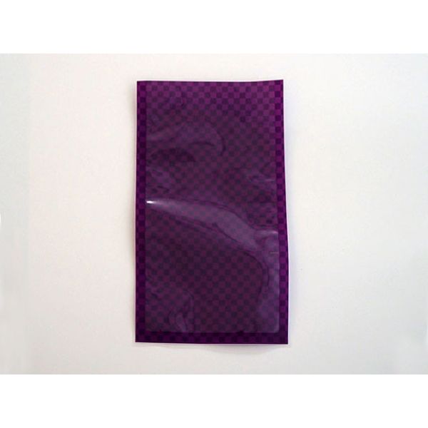 真空袋 格子柄紫 130×230×0.075mm