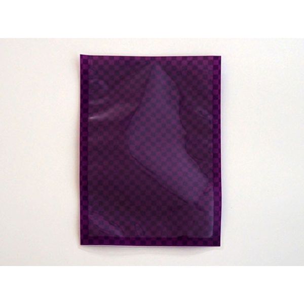 真空袋 格子柄紫 160×250×0.075mm