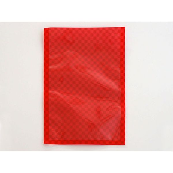 真空袋 ベリーパック 真空袋 格子柄赤 140×200×0.075mm