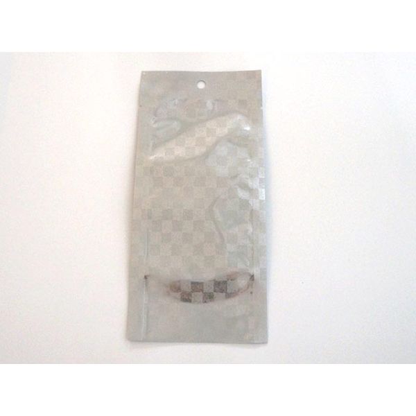 真空袋 ベリーパック 三方袋 片面市松白 100×220×0.072mm