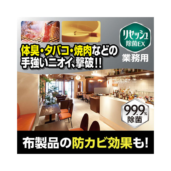 消臭剤 リセッシュ除菌EX デオドラントパワー 香り残らないタイプ 業務用2L 花王
