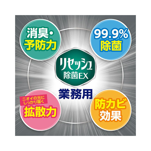 消臭剤 リセッシュ除菌EX デオドラントパワー 香り残らないタイプ 業務用2L 花王