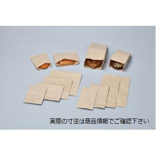 耐油平袋 ニュー耐油耐水紙袋 平袋 未晒F-特小 福助工業