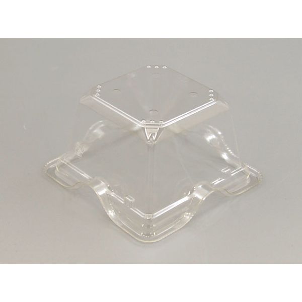 青果・農産容器 リスパック クリーンカップ キューブ11-60B ゲイト 穴4H