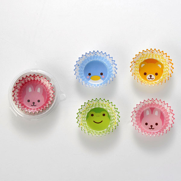 紙カップ どうぶつおかずケース9号(4柄アソート)20枚入 アートナップ