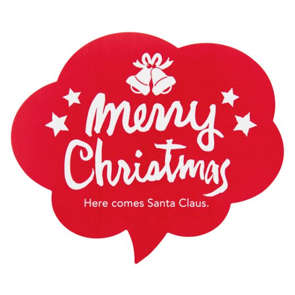 クリスマスポイントシール-3/フキダシ(60枚) ヘッズ