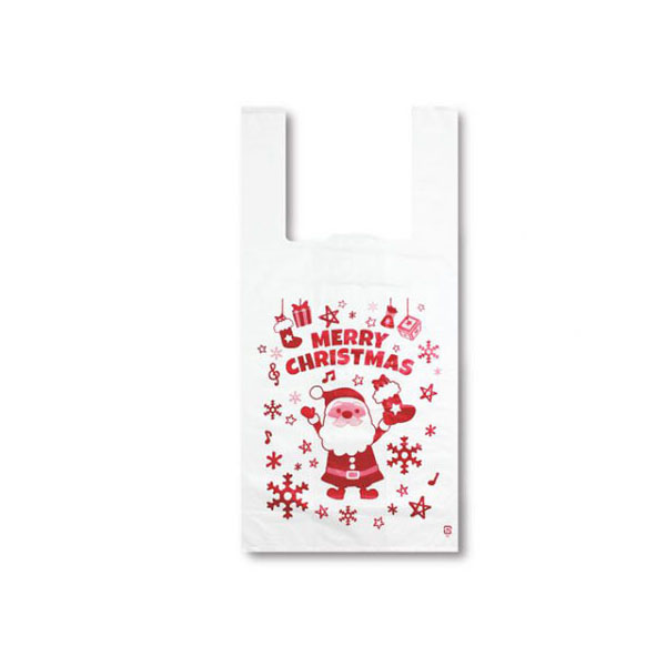 レジ袋 ベルベ 4492 レジ袋 クリスマスバスケット 6号