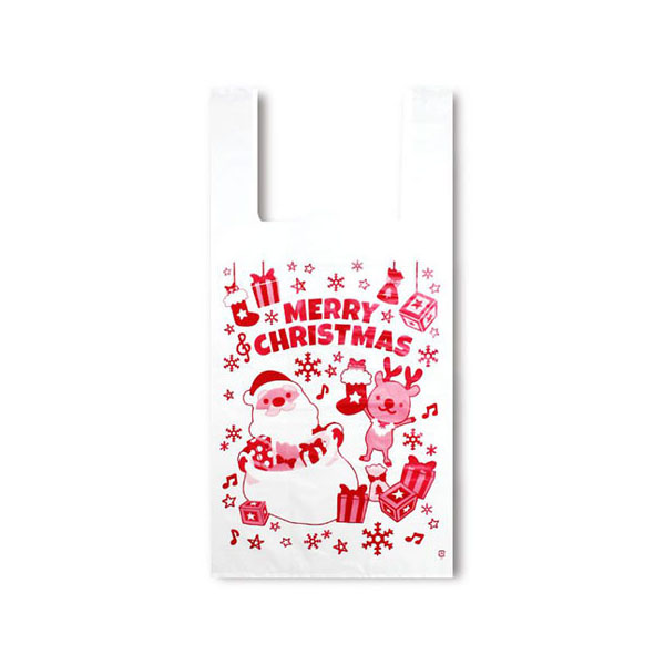 レジ袋 ベルベ 4494 レジ袋 クリスマスバスケット 25号