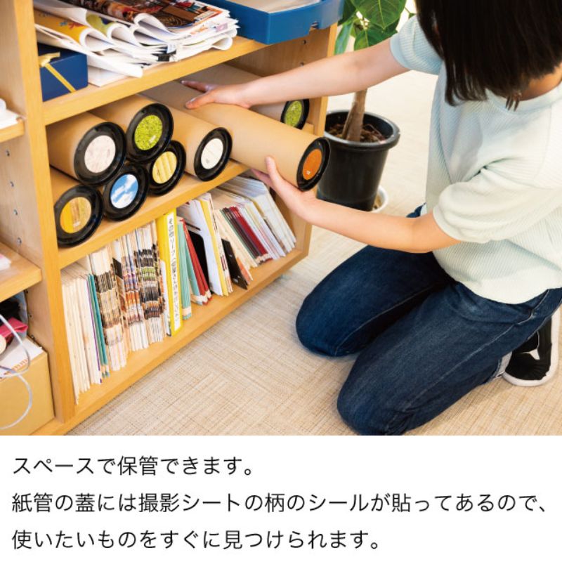 ヘッズ 撮影用小道具 フォトペーパーシート-6 マルチカラーウッド(1枚)