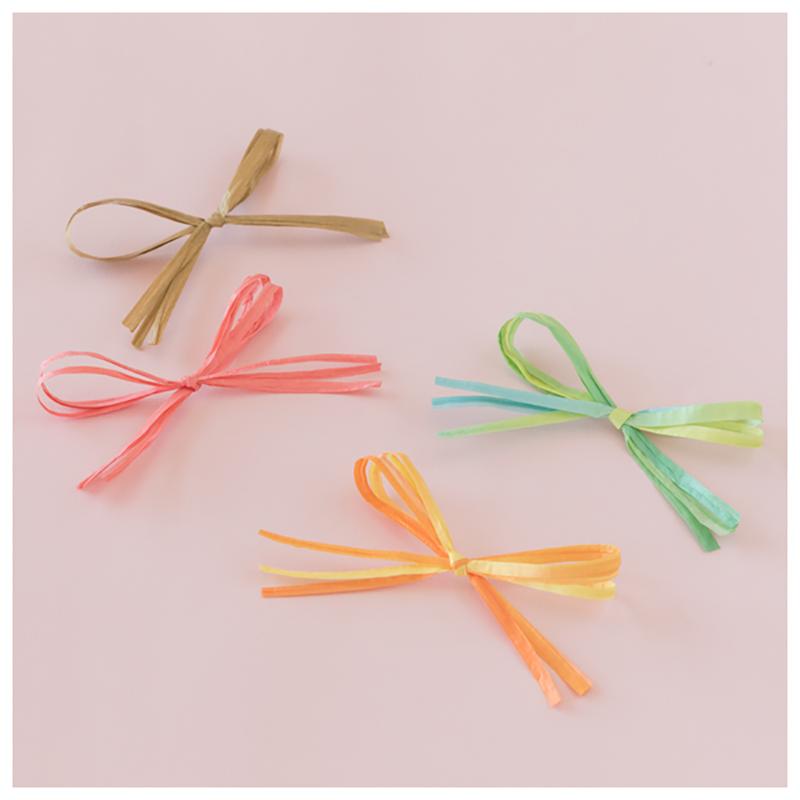 リボン PR-OR ペーパーラフィア(オレンジ) ヘッズ