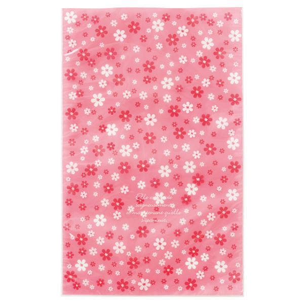 袋 ラブリーフラワーOPPギフトバッグ-2(50枚) ヘッズ