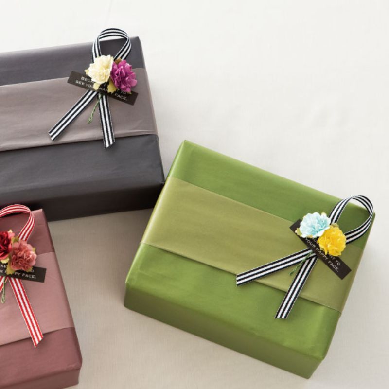 ヘッズ 簡易包装紙 クシャットペーパー 無地スモーキーグリーン-3(100枚)