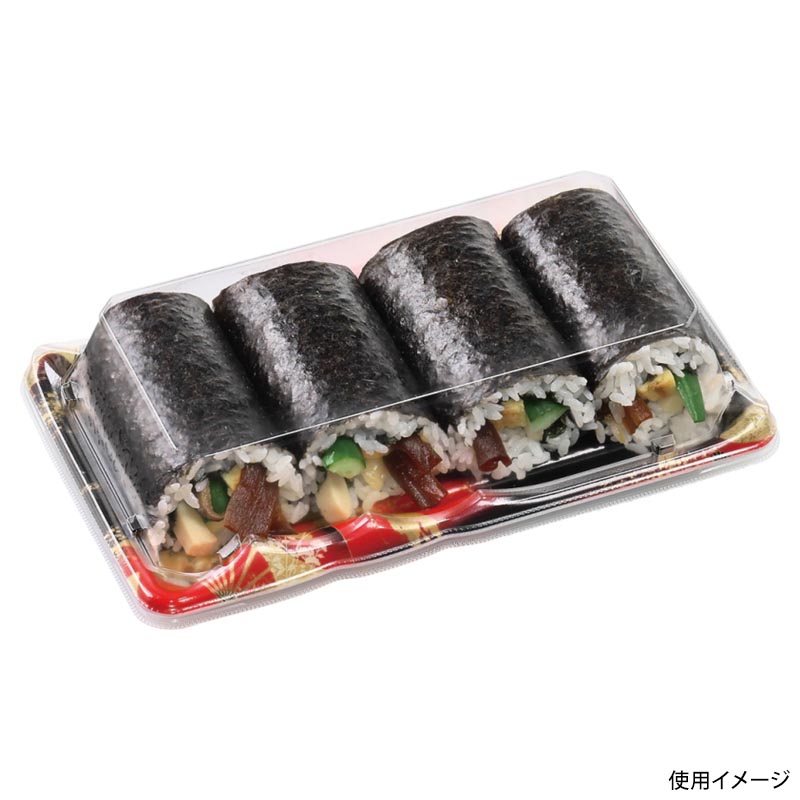寿司容器 なみせ2-5 本体 晴れ着赤 エフピコ