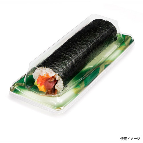 寿司容器 美鮮盛 1-5B ぜんじ緑 リスパック