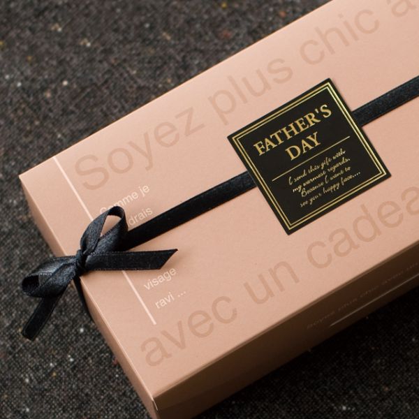 父の日シール-7 ブラック(60枚) ヘッズ