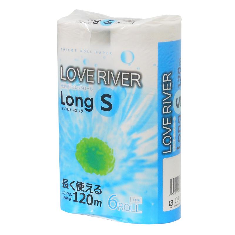 トイレットペーパー ラブリバーロング 6ロール S イデシギョー