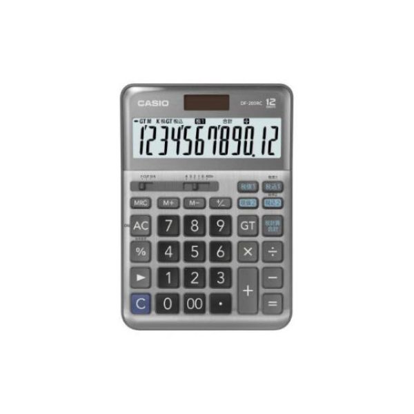 カシオ 軽減税率電卓 12桁 DF-200RC-N