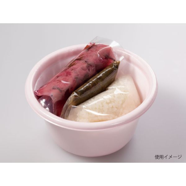 麺・スープ容器 スミ エコロンP 暖らんデリ130 櫻