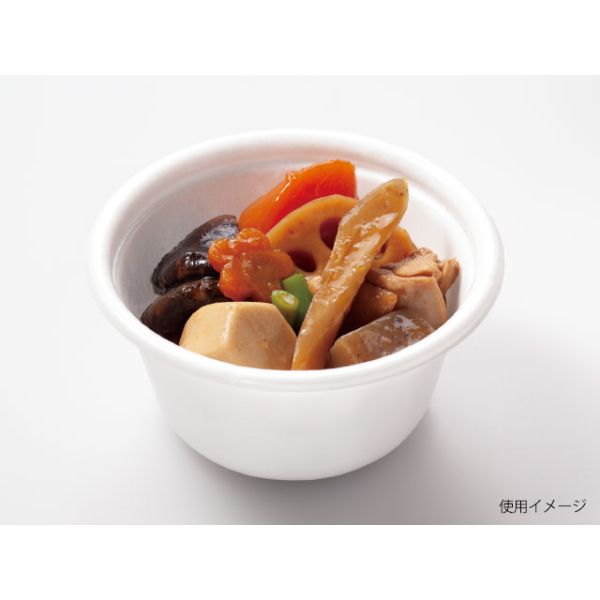 麺・スープ容器 スミ エコロンP 暖らんデリ130 月白