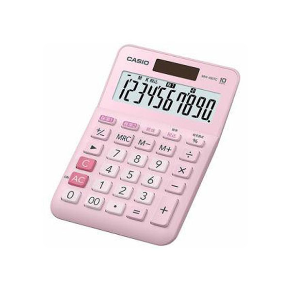 カシオ W税率電卓 10桁 MW-100TC-PK-N