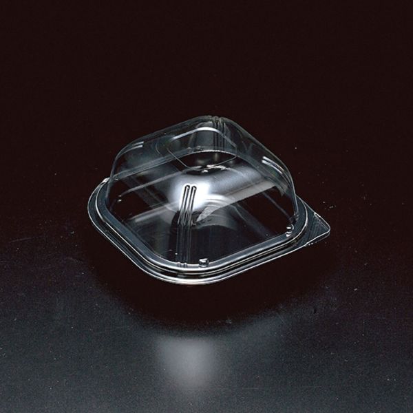 菓子容器 ユニコン LS-角120ドーム B スミ
