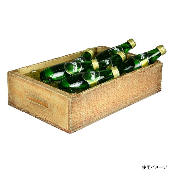 販売什器 ヴィンテージBOX 小 OR オレンジ パックスタイル