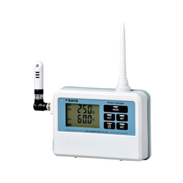 温度計・湿度計・濃度計  無線温湿度ロガー子機 佐藤計量器