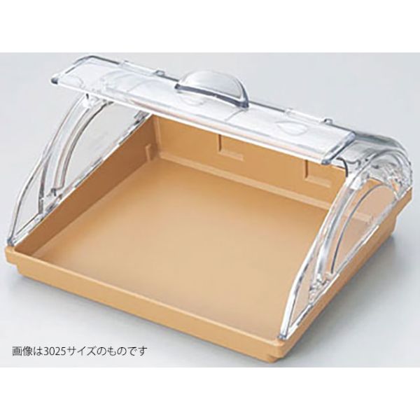 デリカ什器 フードケース 6025 薄茶 河淳