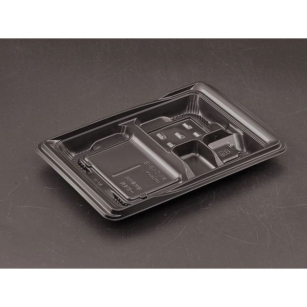 弁当容器 バイオデリカ まんてん9-1B K-黒 リスパック