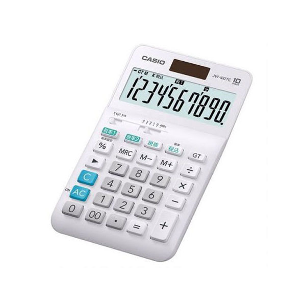 カシオ W税率電卓 12桁 JW-200TC-N