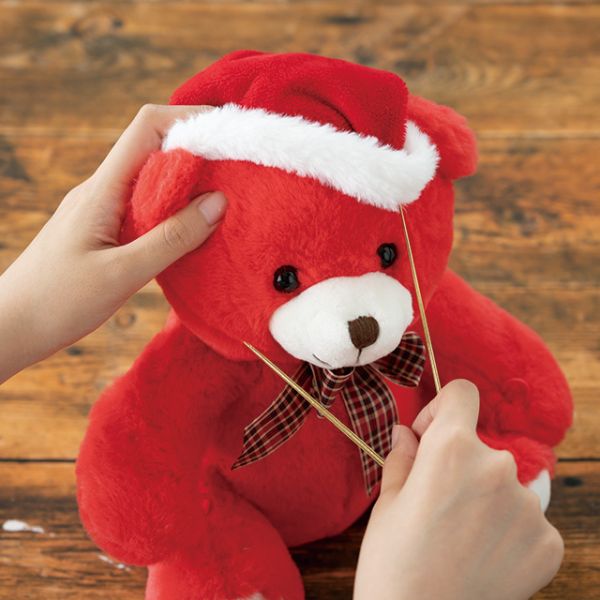 贈答用飾り クリスマスサンタ帽子-1(10枚) ヘッズ