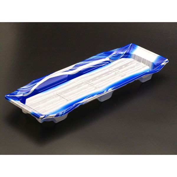 寿司容器 うつくし盛 45B みずなみ青 リスパック