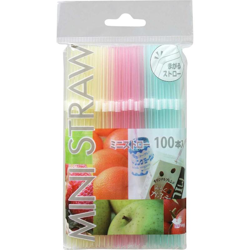 ドリンク資材 ミニストロー 100本入 やなぎプロダクツ