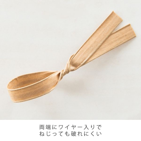 ヘッズ ラッピング プレーンクラフトワイヤータイ(100本) PYT-KF