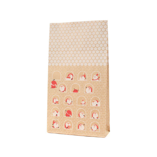 紙袋 パックタケヤマ 角底袋 ハイバッグ HA 豆サンタ