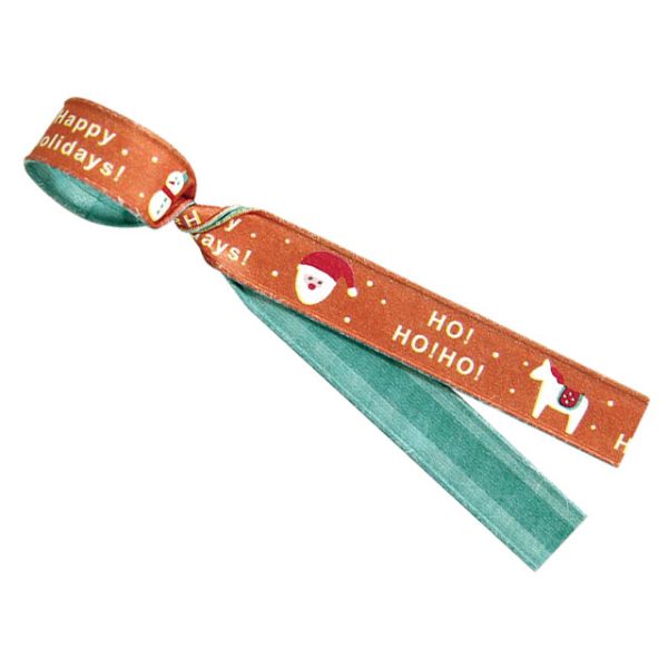 ビニタイ3層 8mm×15cm オレンジミドリ 200本 共和