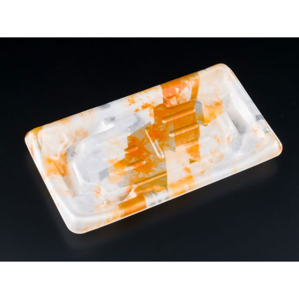 刺身・鮮魚容器 リスパック わざ盛15B 氷晶オレンジ