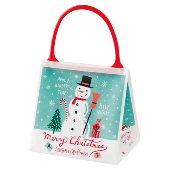ギフトバッグ クリスマスミントブルー ギフトバッグ-2(20枚)
