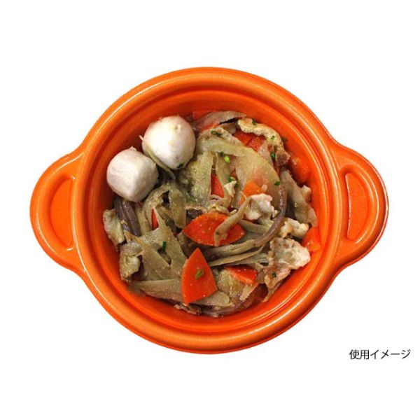 スープ・麺容器 デンカポリマー パルフェ160 平底本体 BW