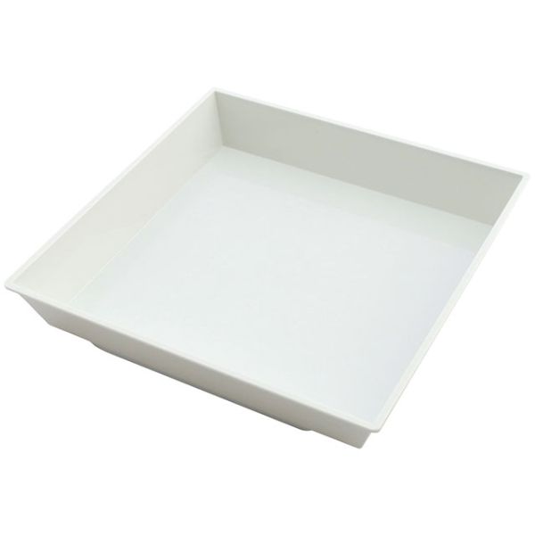 寿司容器 角皿(H-16)白磁 ニシキ