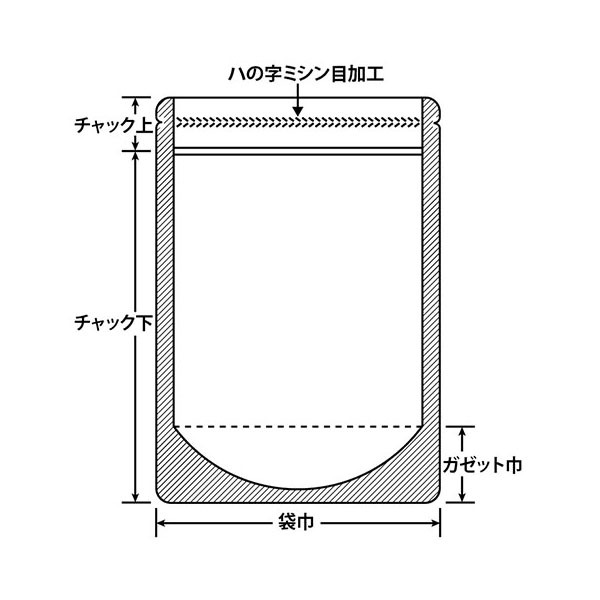 チャック付き袋 ラミジップ MY-8 生産日本社