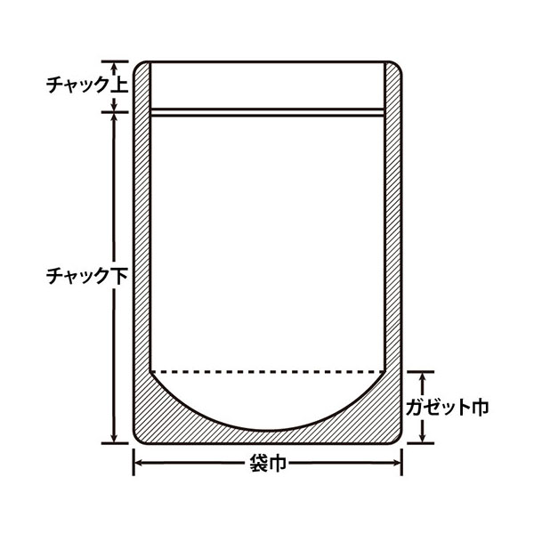 チャック付き袋 ラミジップ KR-14 生産日本社