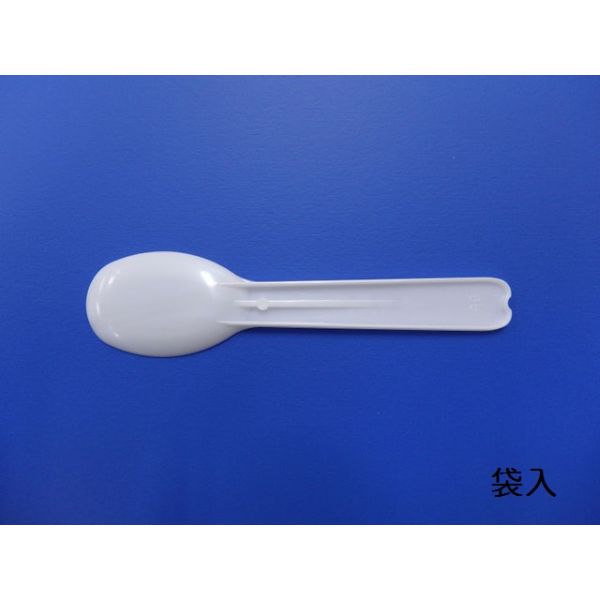 使い捨てカトラリー バイオプラスプーン85 10連/2列 ホウケン産業