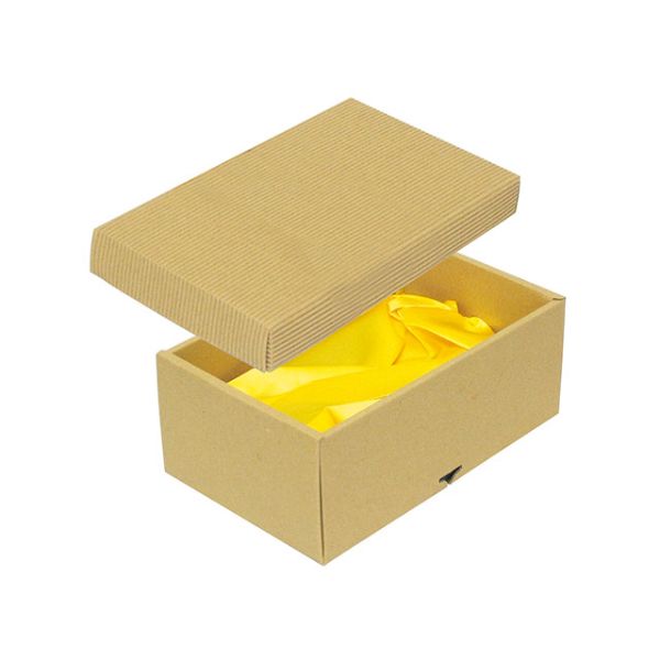 ギフト箱 16-18BN ナチュラルBOX15号ヒモ無・布付 ヤマニパッケージ