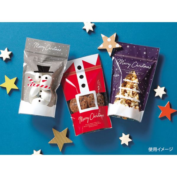 チャック付き袋 20-1960S チャック付スタンド袋 サンタ ヤマニパッケージ