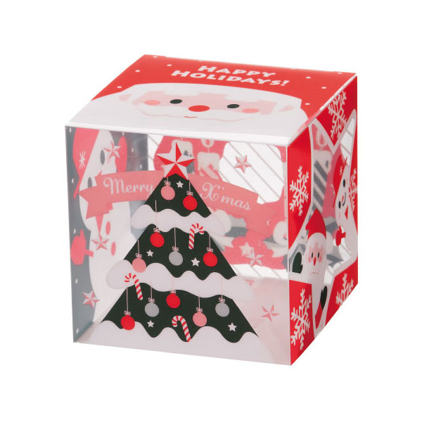 ケーキ箱 OM-201CH ピュアケース クリスマス ヤマニパッケージ