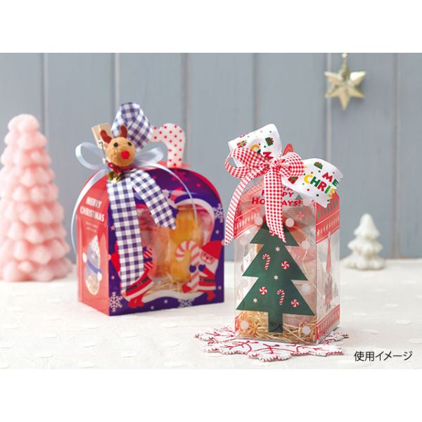ケーキ箱 OM-202CH ギフトバッグ クリスマス ヤマニパッケージ