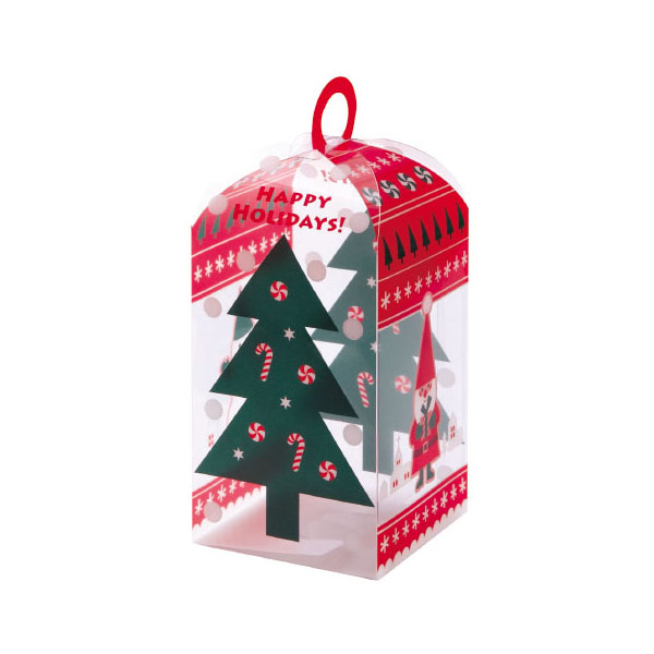 ケーキ箱 OM-206CH シェリー クリスマス ヤマニパッケージ