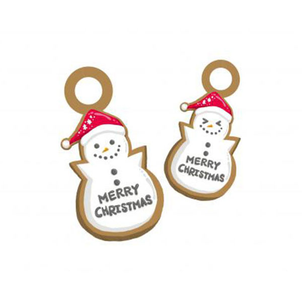 ラベル 4881 ワンタッチタグ クッキースノーマン ベルベ