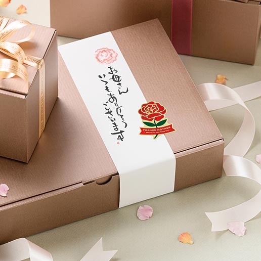 母の日シール-17 レッドローズ(50枚) ヘッズ